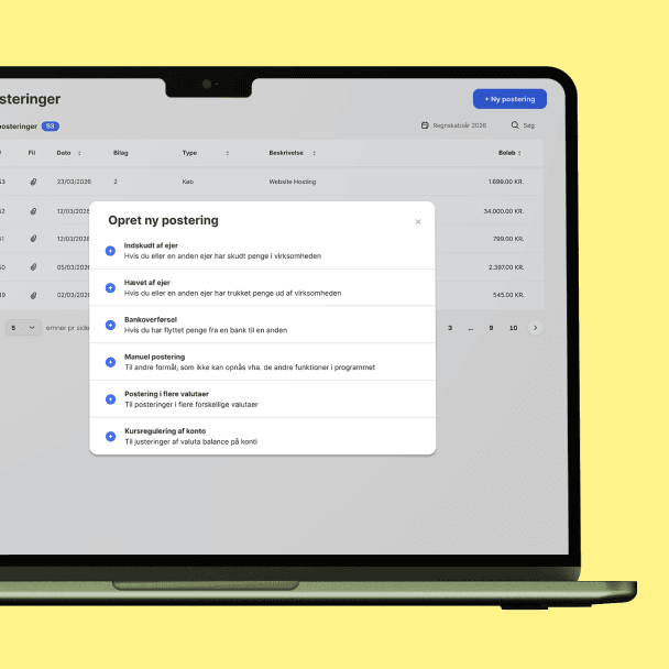Nemt og hurtigt regnskab med Shine