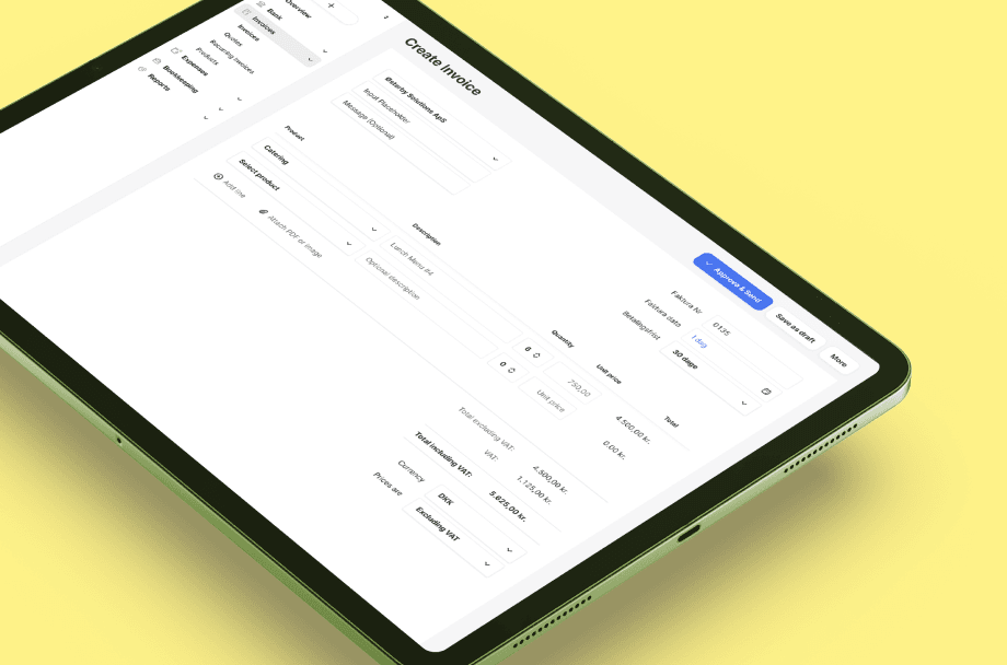 Sådan laver du en fejlfri faktura