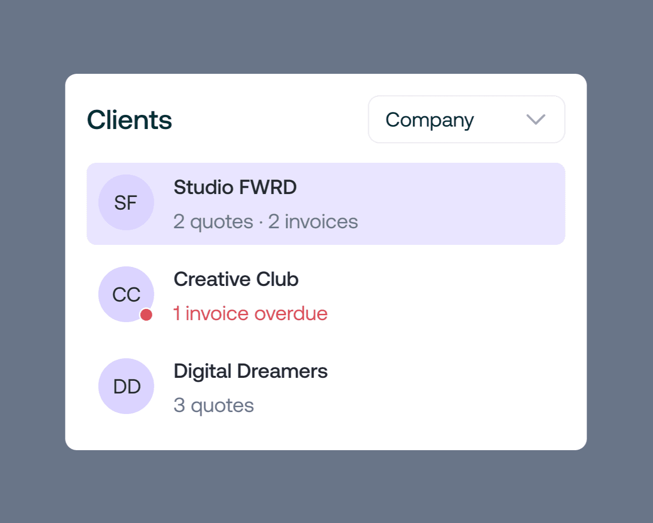 Track your income in one place