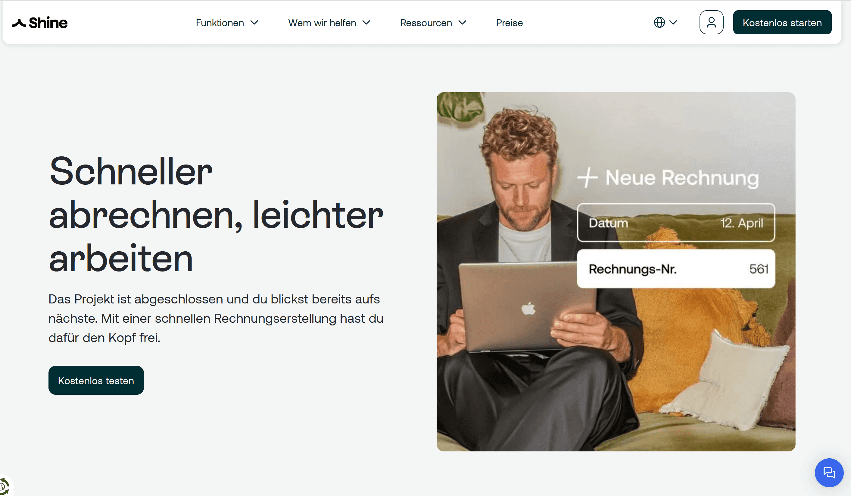 Shine Rechnungen