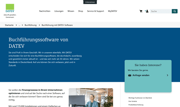 DATEV Screenshot