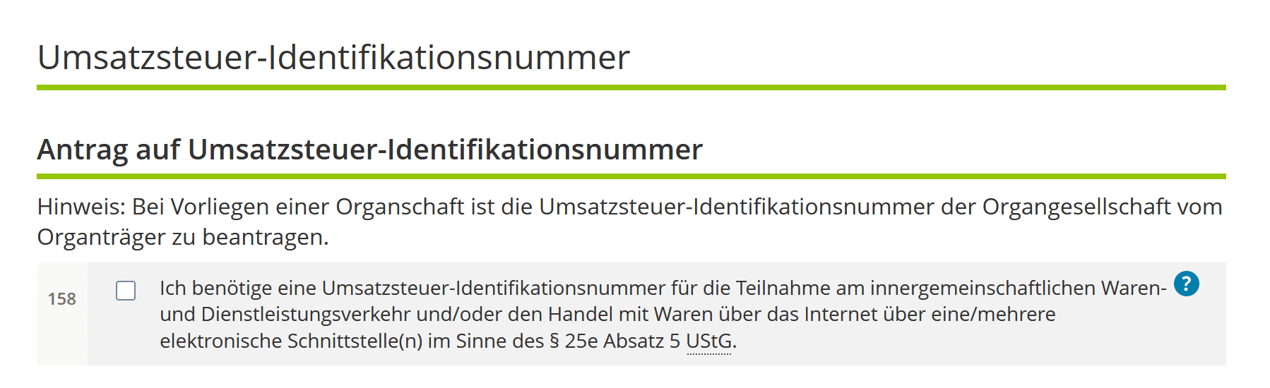 Hier kannst du eine USt-IdNr. beantragen