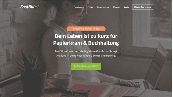 FastBill Screenshot