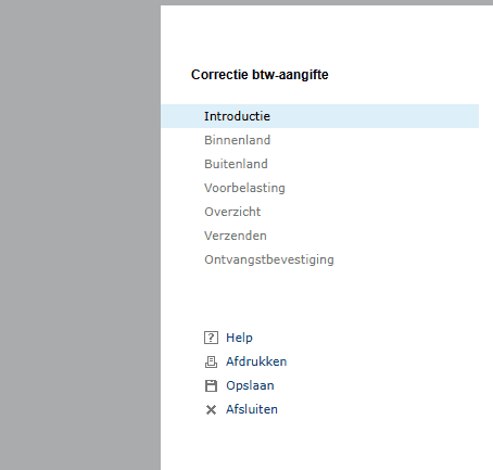 Correctie btw-aangifte via Mijn Belastingdienst Zakelijk