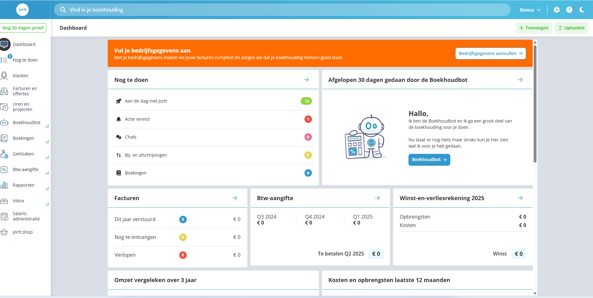 Jortt interface
