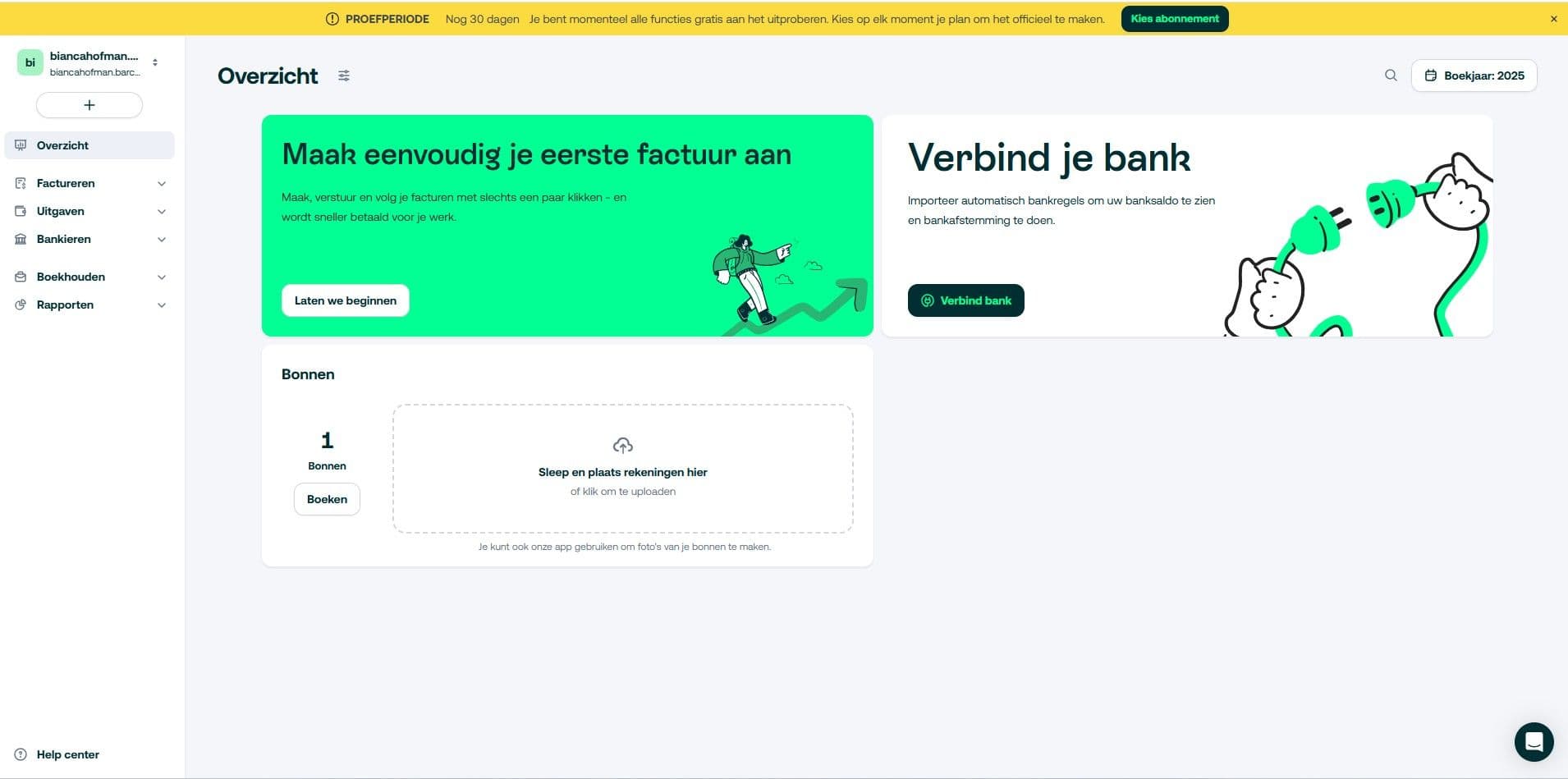 Shine boekhoudprogramma